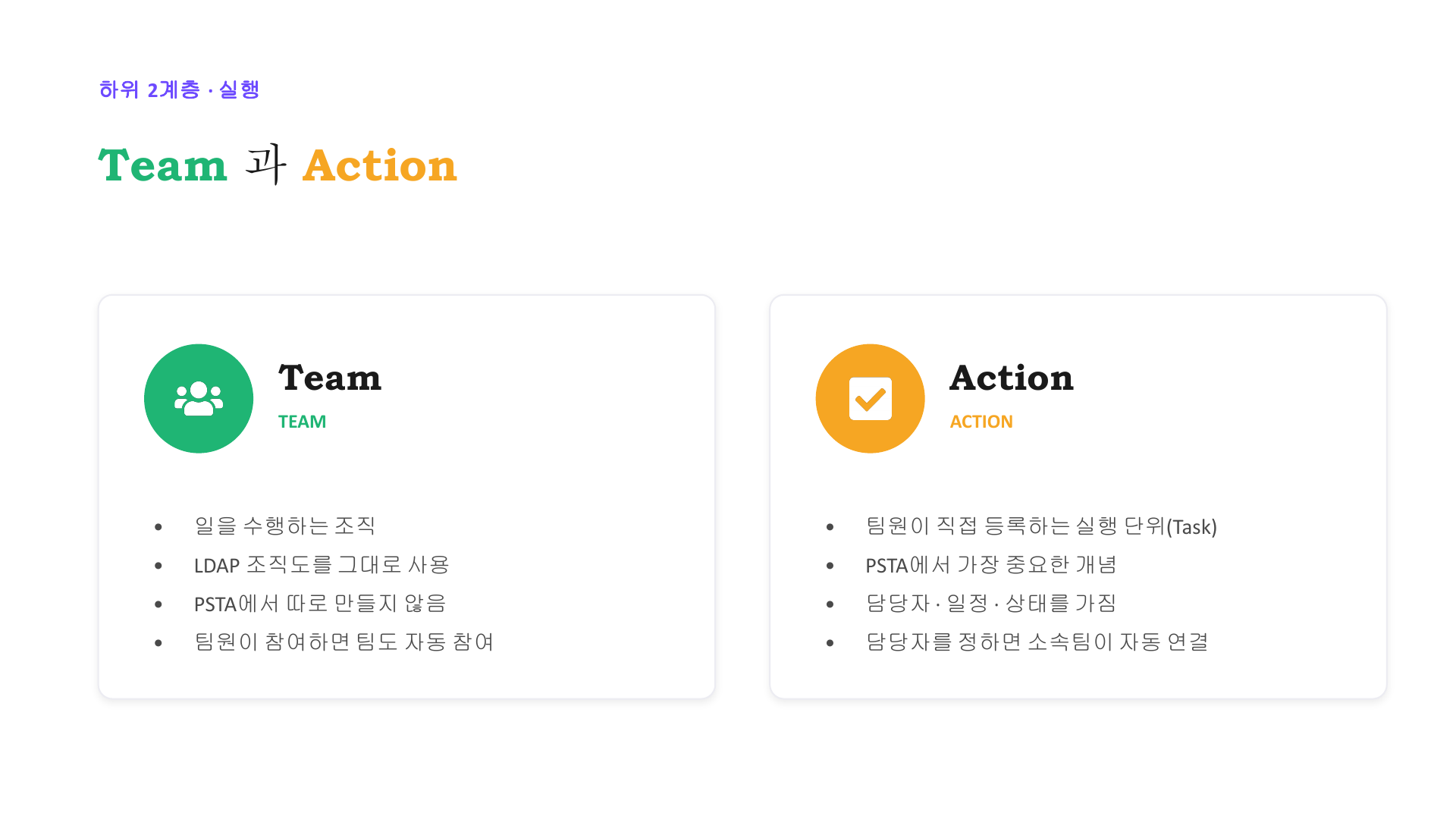 Team · Action 상세