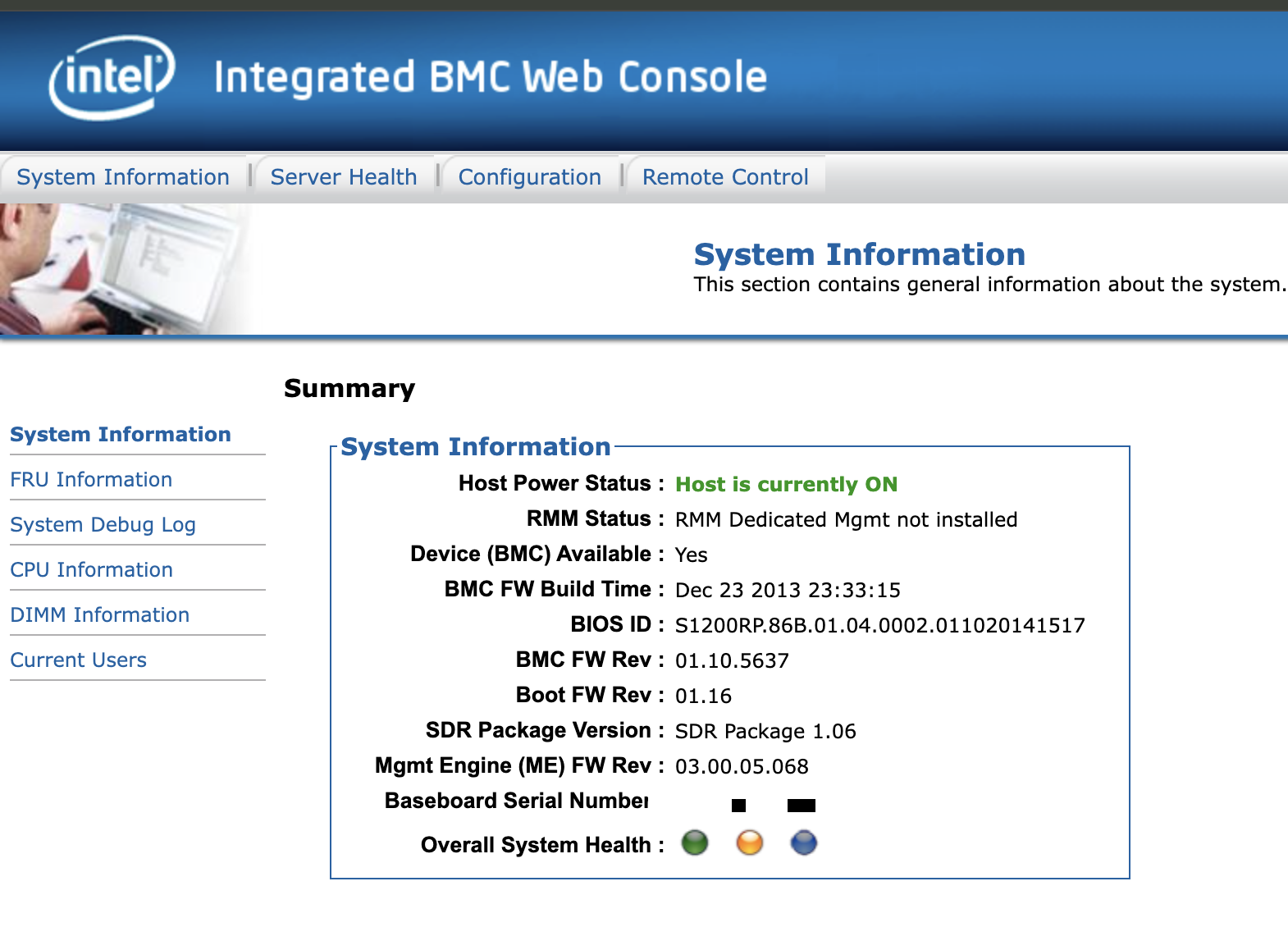 BMC System Information 요약